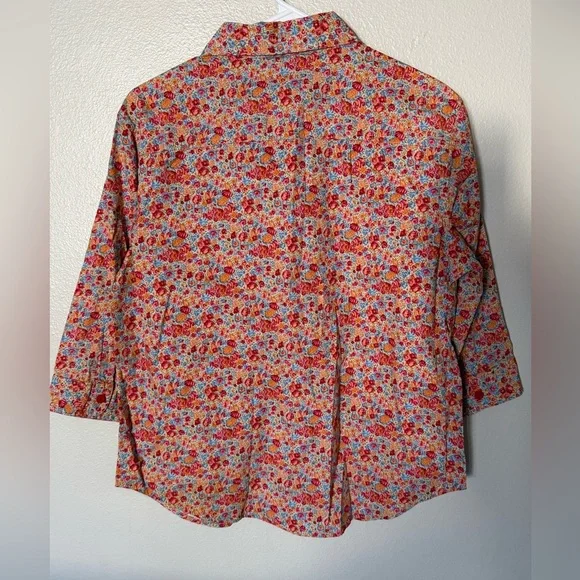 NWT Vintage Disney Jerry Leigh 3/4 Sleeve Pooh Bear Poplin Shirt Women’s S - Picture 4 of 6